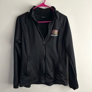 Large raising canes north face jacket. Full zip